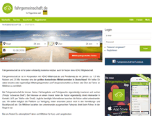 Tablet Screenshot of fahrgemeinschaft.de